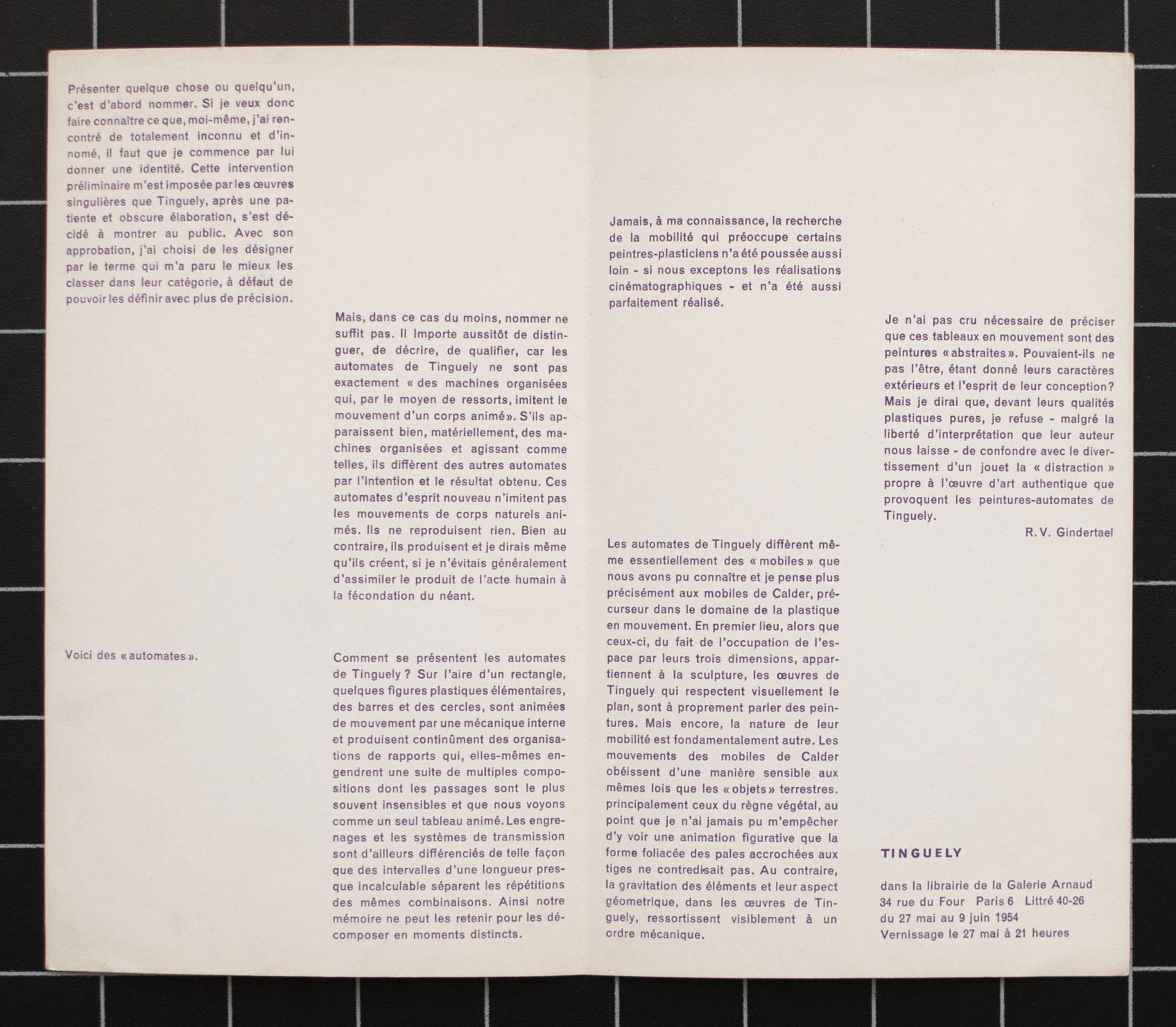 Jean Tinguely | Werbematerialien | Offset | 1950er/60er Jahre - Bild 10 aus 11