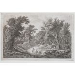 Carl Wilhelm Kolbe I | Landschaft mit Viehhirte und Hütte | Radierung | 2. Hälfte 18. Jhd.