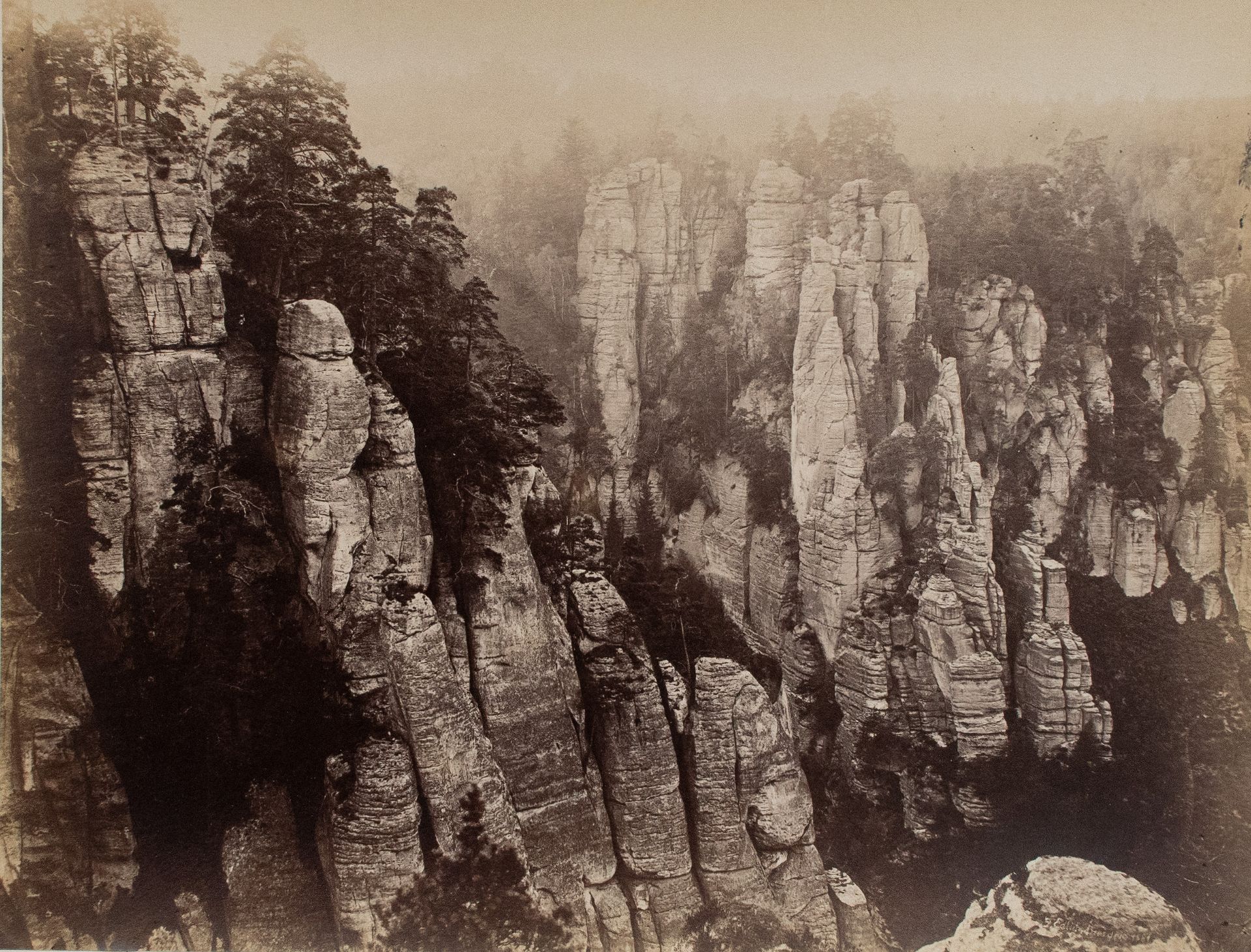 Freimund Edlich | Blick vom Ferdinandsteine | Fotografie | 1881 - Bild 2 aus 4