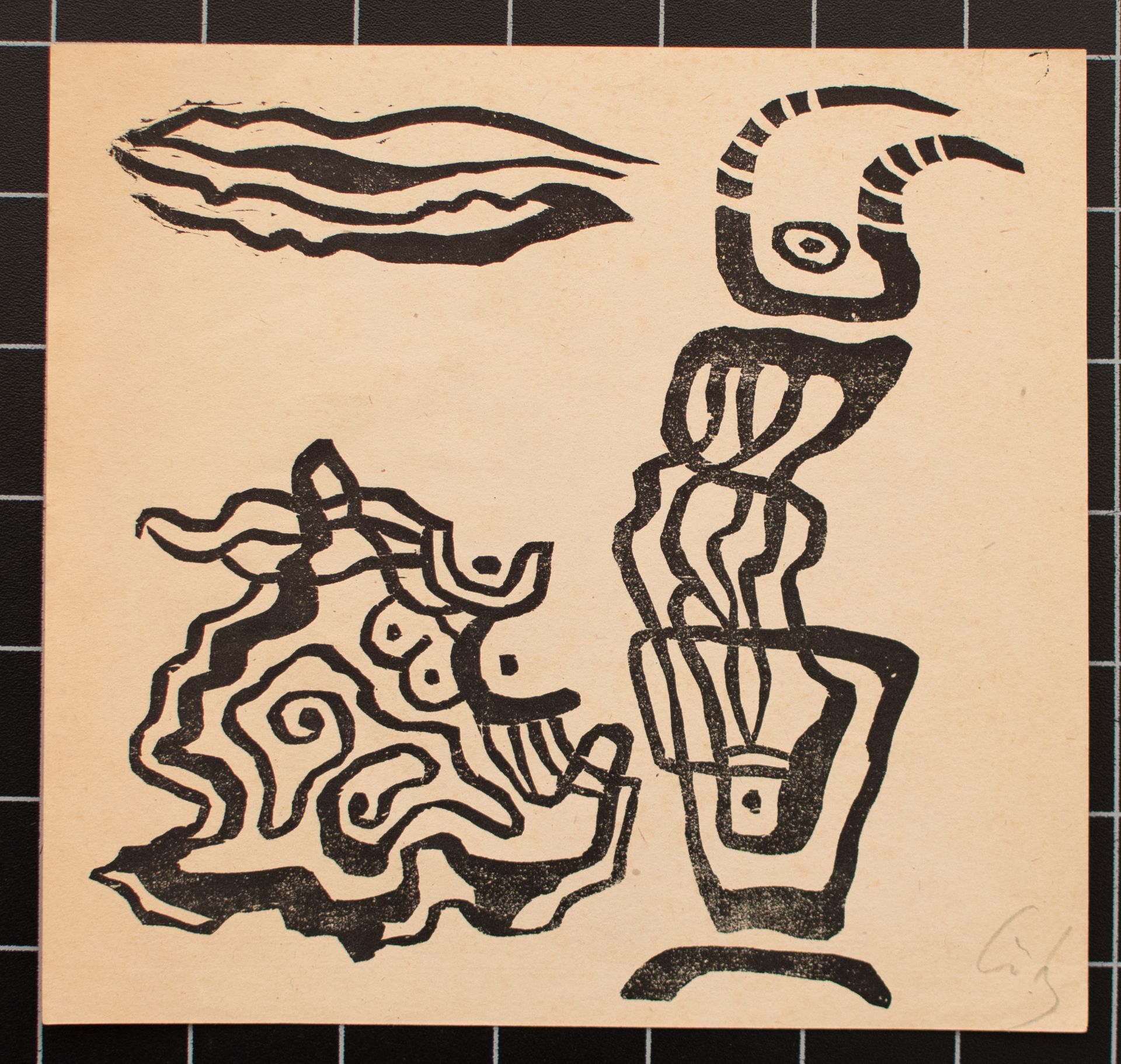 Karl Otto Götz | DAPHNIS UND CHLOE | Holzschnitt | 1947 - Bild 3 aus 3