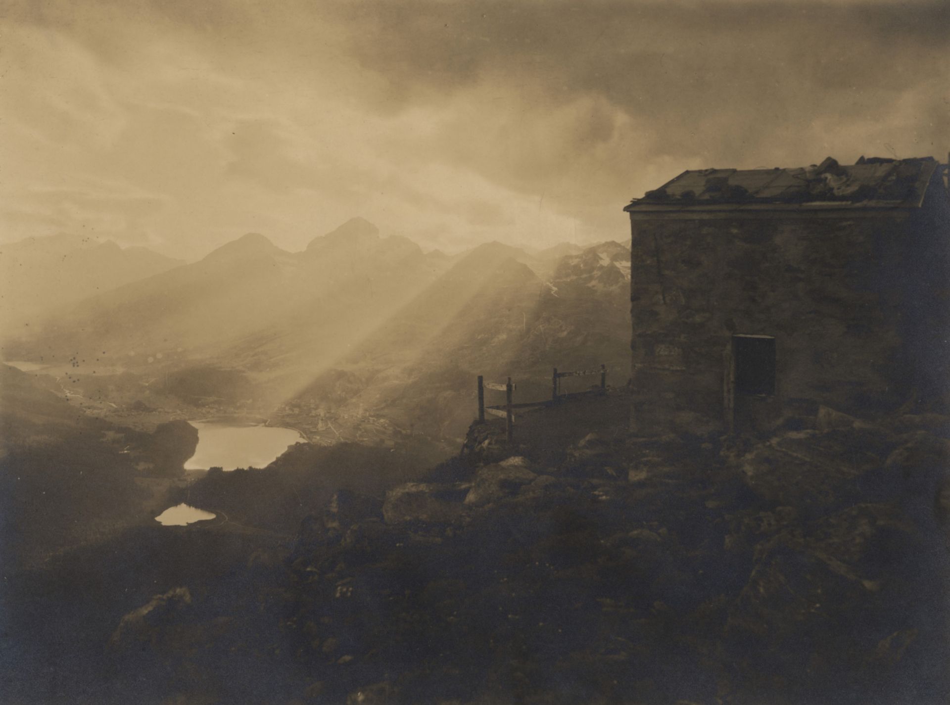Albert Steiner | Segantinis Sterbehaus | Fotografie | 1921 - Bild 2 aus 4