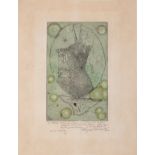 Jacques Hérold | Ohne Titel | Aquatintaradierung | 1952