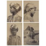 Wilhelm Plüschow | Jungenporträt und Sphinx | Fotografie | Um 1896/1897