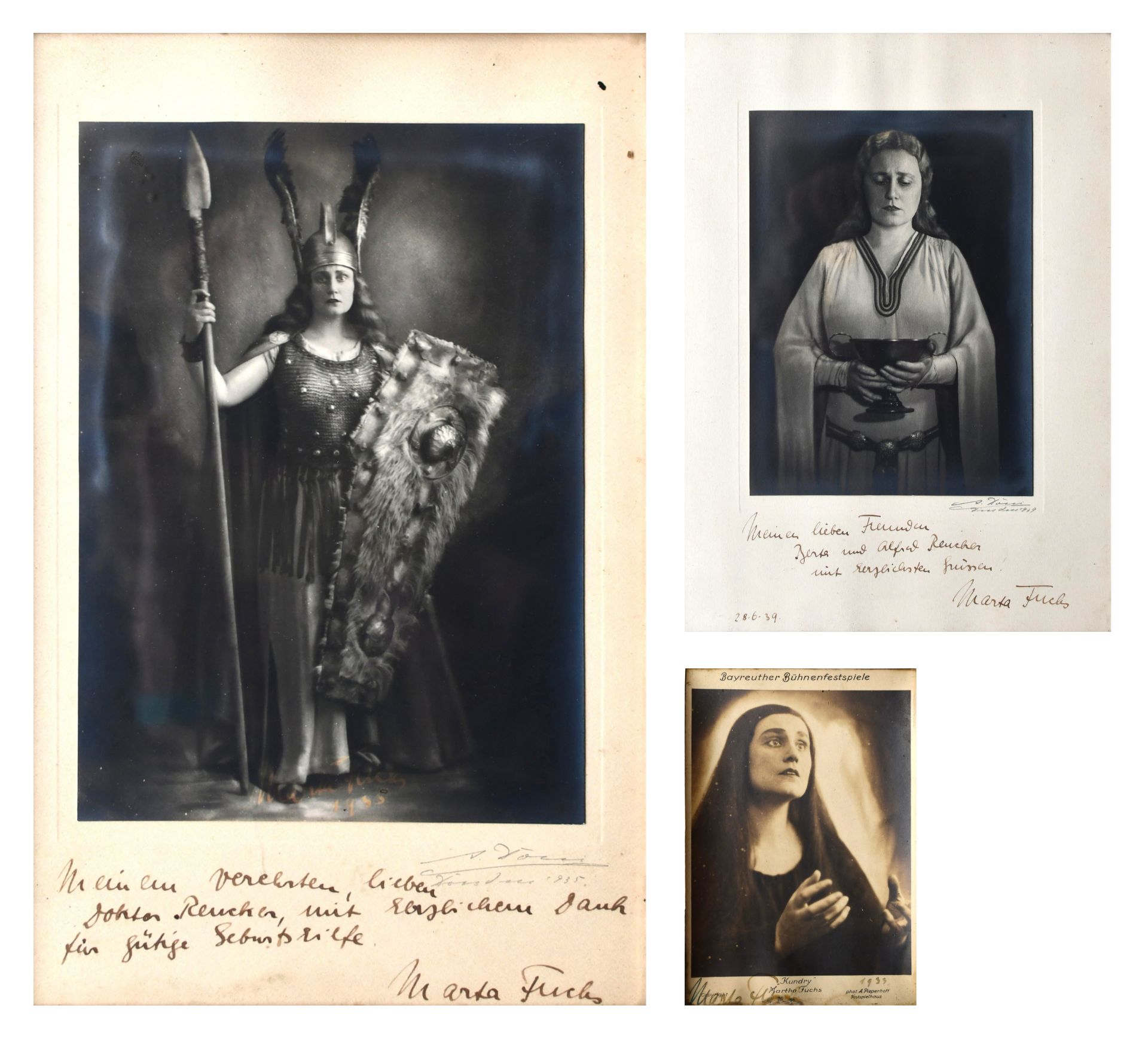 Adolf Dous | Marta Fuchs Fotografien mit eigenhändiger Widmung | Fotografie | 1933-39