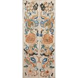 Chinesisch | Gewandärmelpaneele | Embroidery | 19 Jhd.