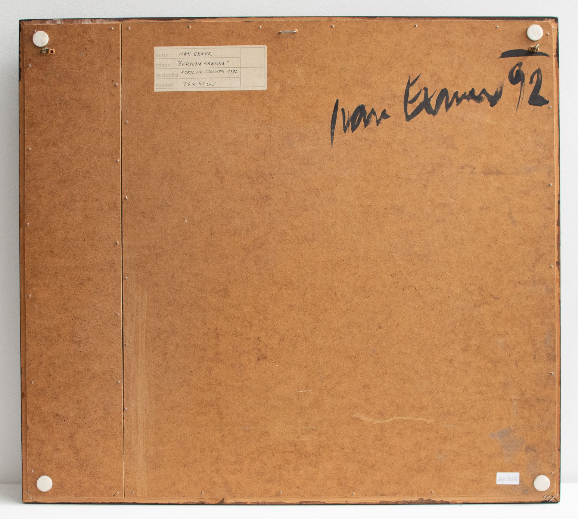 Ivan Exner | Cervena Kravina | Acrylmalerei | 1992 - Bild 4 aus 4