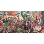 Tsukioka Yoshitoshi | Tokugawa Tsunayoshi | Farbholzschnitt | Um 1875