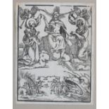 Deutsch 16. Jahrhundert | Das jüngste Gericht | Holzschnitt | 16. Jh.