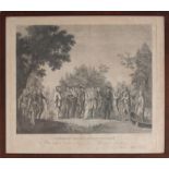 Bartholomäus Hübner | Ankunft im Elisium | Kupferstich | 1788