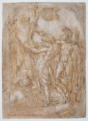 nach Francesco Mazzola (Parmigianino) | Häutung des Marsyas | Feder u. Tusche| Erste Hälfte 16. Jhd.