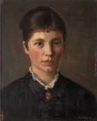 Paul Andorff | Porträt eines Mädchens | Ölmalerei | 1880