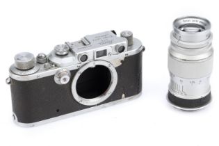 A Leica IIIa 35mm Rangefinder Camera,