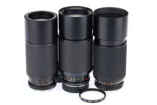 A Group of Leitz Vario-Elmar Lenses,