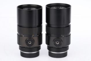 A Pair of Leitz Wetzlar Elmarit-R f2.8 180mm Lenses,