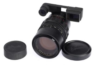 A Leitz Canada Elmarit f/2.8 135mm Lens With Goggles,