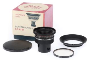 A Leitz Wetzlar Super-Angulon-R f/3.4 21mm Lens,