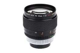 A Canon S.S.C. Aspherical f/1.2 85mm Lens,