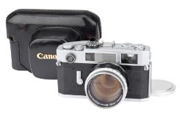 A Canon 7s Rangefinder Camera,