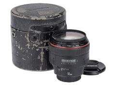 A Canon EF f/1.0 50mm Lens,