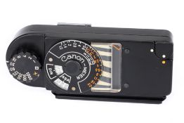 A Canon Black Paint Rangefinder Light Meter,