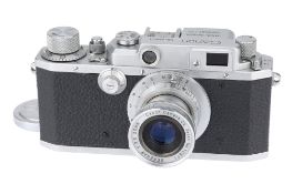 A Canon IIb 35mm Rangefinder Camera,
