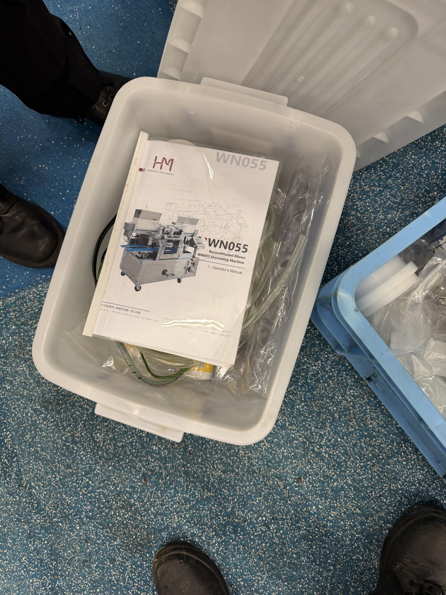 RHEON WN055 ENCRUSTING MACHINE. + SPARES + MANUAL - Image 10 of 10