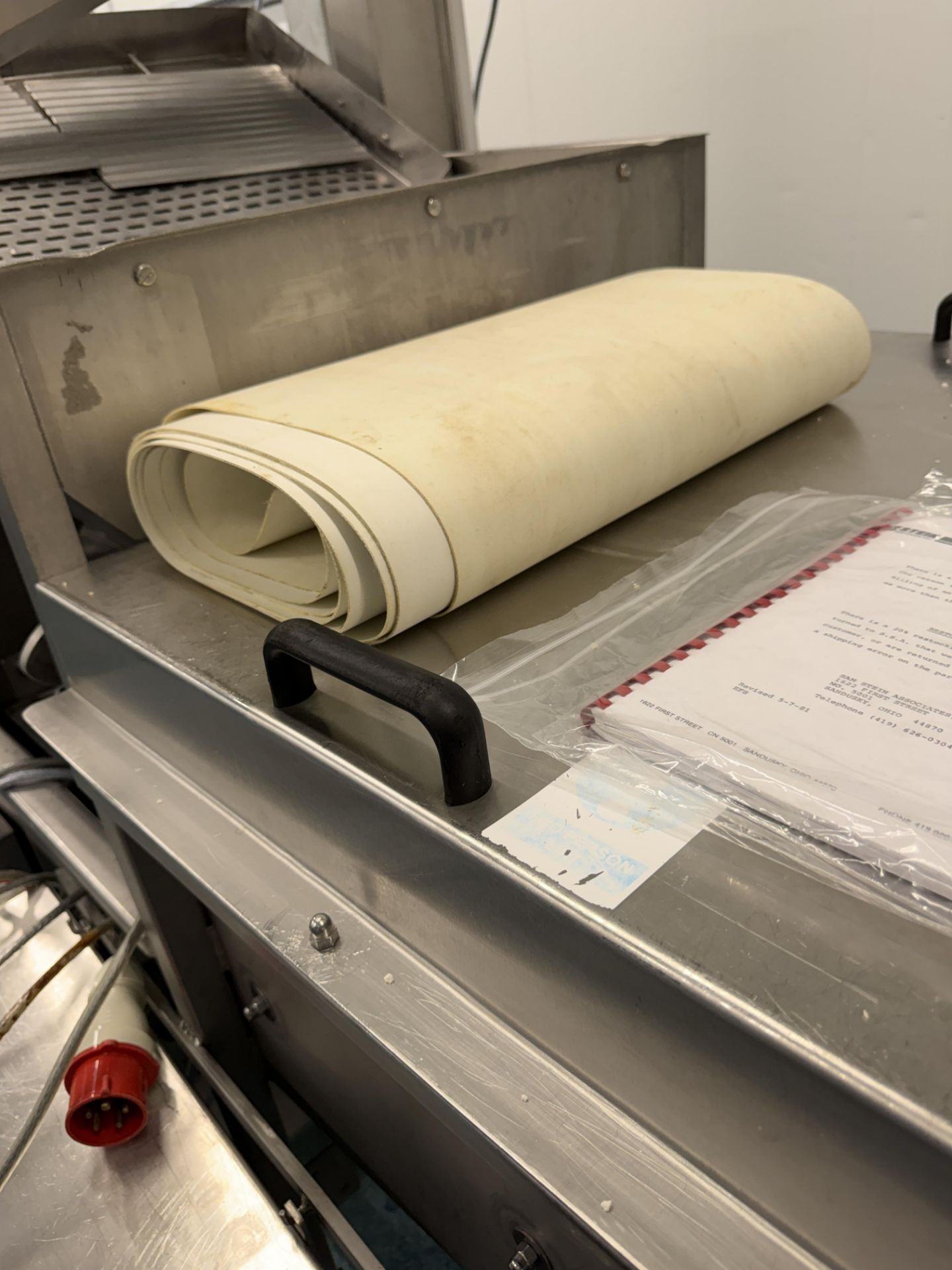 STEIN CRUMBING MACHINE. + SPARES + MANUAL - Image 6 of 6