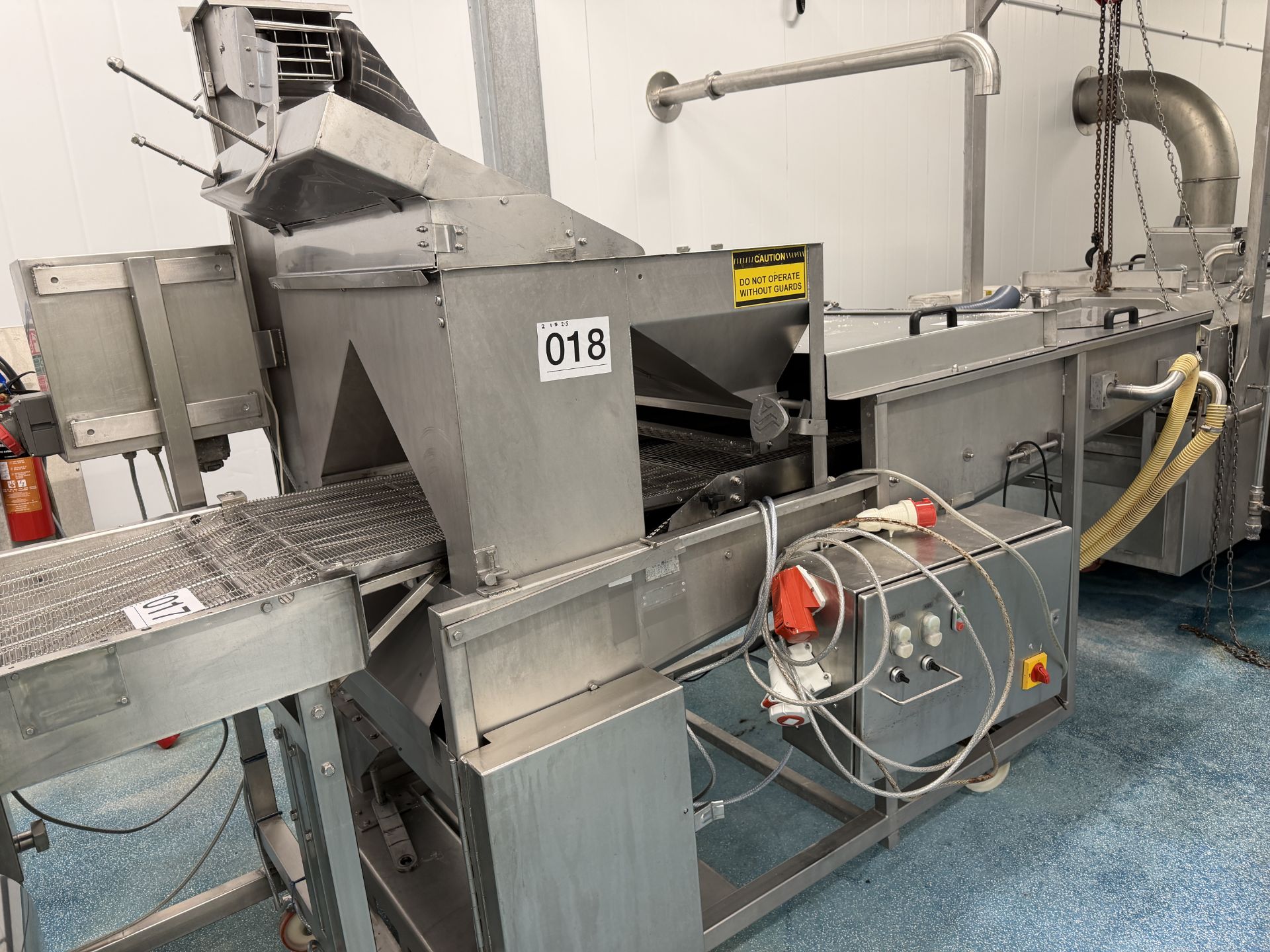 STEIN CRUMBING MACHINE. + SPARES + MANUAL