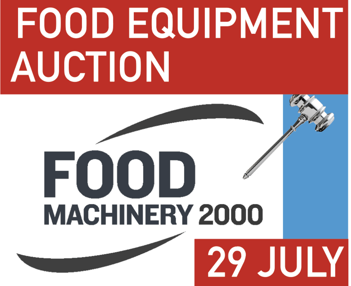 DUE TO THE CLOSURE OF A FOOD MANUFACTURING FACILITY. WE OFFER FOR SALE THEIR ASSETS.