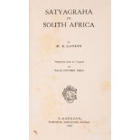 Gandhi (Mohandas Karamchand) Satyagraha in South Africa, first edition in English, translated by ...