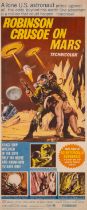 Robinson Crusoe On Mars, US Insert, linen backed, framed and glazed, Paramount, 1964.