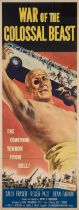War of the Colossal Beast, US Insert, linen backed, framed and glazed, American International, 1958.