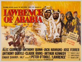 Lawrence of Arabia, Academy Awards variant, British Quad, Horizon Pictures, 1962