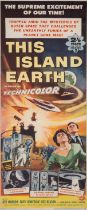 This Island Earth, US Insert, linen backed, framed and glazed, Universal International, 1955