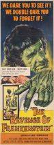 The Revenge of Frankenstein, US Insert, linen backed, framed and glazed, Columbia, 1958.