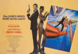 A View To A Kill, British Quad, United Artists, 1985.
