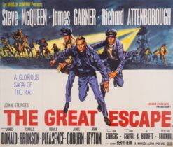 The Great Escape, British Quad, linen backed, framed and glazed, United Artists, 1963.