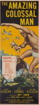 The Amazing Colossal Man, US Insert, linen backed, framed and glazed, American International, 1957.