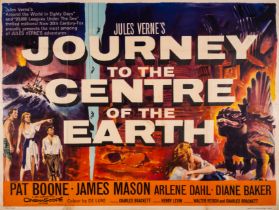 Journey To The Center Of The Earth, British Quad, 20th Century Fox, 1959.
