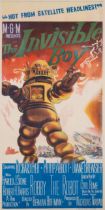 The Invisible Boy, Australian Daybill, linen backed, framed and glazed, MGM, 1957.