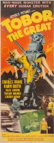 Tobor The Great, US Insert, linen backed, framed and glazed, Republic Pictures, 1954