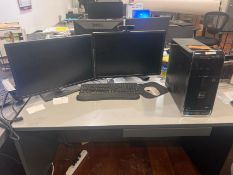 Dell PC, 2 Monitors, Brother Printer