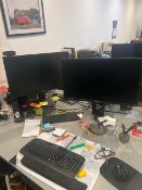 Dell Multiplex PC, 2 Monitors, Brother Printer
