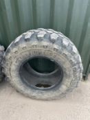 Michelin Bibload 500/70R24 tyre, 5%, industrial tread pattern