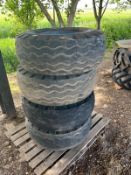 4 trailer tyres, Avon 12.5/80-15