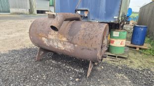 Large workshop wood burner/heater - 2.3m long x 1m diameter