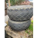 Pr of Goodyear 23.1-26(18-26) grass tryes 8"pco