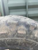 Michelin Bibload 500/70R24 tyre, worn but air tight, industrial tread pattern