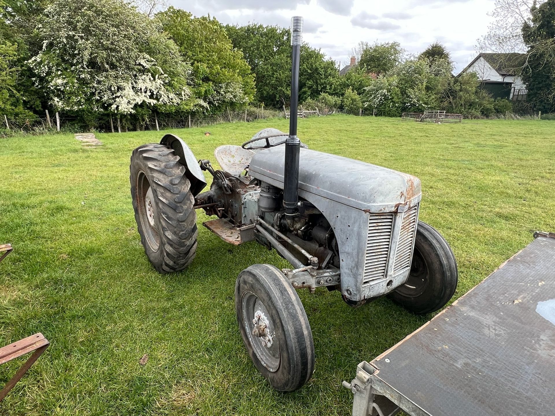 NO VAT 1957 Grey Massey Ferguson Tractor - Image 8 of 9