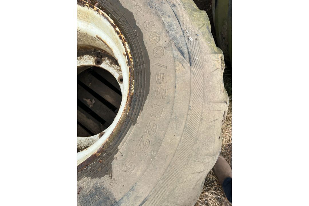 Flotation tyres & wheels - 600/55R22.5 - Image 4 of 4